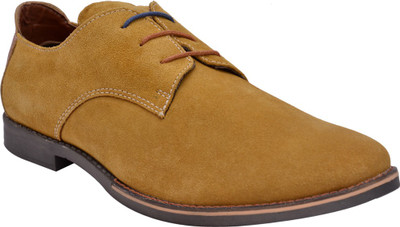 

Bxxy Genuine Suede Leather Corporate Casuals For Men(Yellow