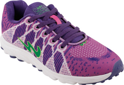 

Action Campus Lavish Synthetic and Nylon Mesh Sports Shoes 4UK Walking Shoes For Women(Purple, Purple pink