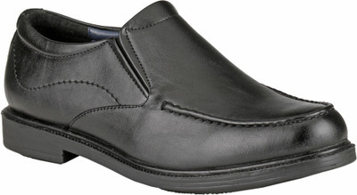 

GAI Black Synthetic Formal Slip On Shoes For Men(Black)