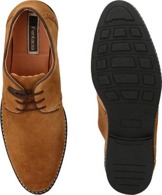 Fentacia Suede Semi-Formal Lace Up
