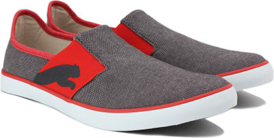 

Puma Lazy Slip On II DP Sneakers For Women(Grey, Periscope-glacier gray-high risk red