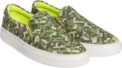 

Bacca Bucci Men Canvas Casuals For Men(Olive, Multicolor