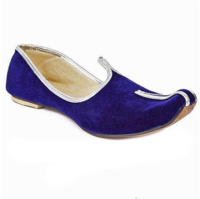 skylyf Mojaris For Men(Blue, Silver