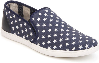 

Knotty Derby Terry Plimsolls Casual Shoes For Men(Blue, White