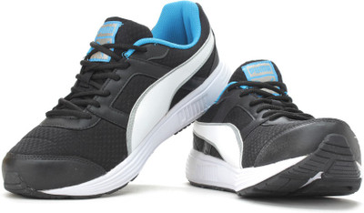 

Puma Men Running Shoes For Men(Black, Black white silever atomic blue