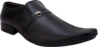 

Smoky 410 Black Formal shoes Slip On For Men(Black)