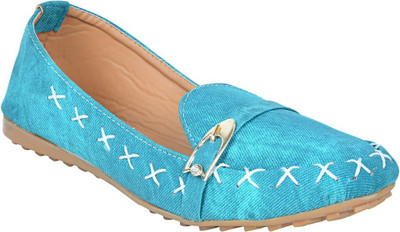 

Footrendz Denim Bellies For Women(Green, Rama
