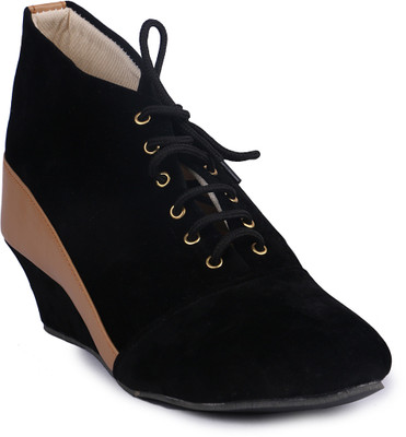 

DJH Boots For Women(Black, Beige