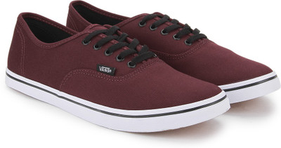 

Vans AUTHENTIC LO PRO Men Sneakers For Men(Maroon, Tawny port/true white