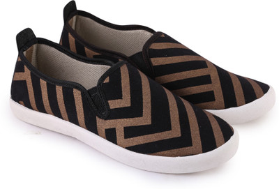 Globalite Lily Casuals For Women(Black, Gold, Black golden