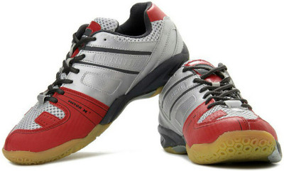 

Vector X TS-1040 Badminton Shoes For Men(Grey, Red), 07;white