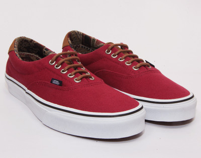 

Vans Era 59 Canvas Shoes For Men(Red)