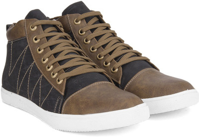 

Vulcan Knight Mid Ankle Sneakers For Men(Brown