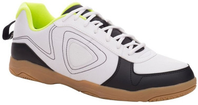 Artengo by Decathlon Men Badminton Shoes For Men(White, Black), 36;white black