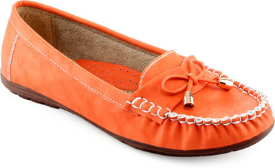 

Shuz Touch Loafers For Women(Orange