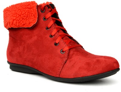 Bruno Manetti Canelita Boots For Women(Red)