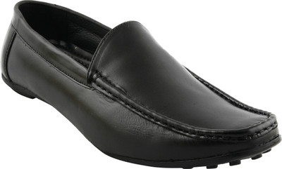 

Pureits Leathers Genuine Slip On Shoes For Men(Black