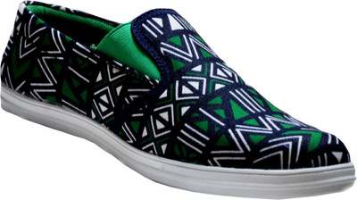 

TheWhoop Mens Designer Green Blue Casual Shoes Loafers For Men(Green