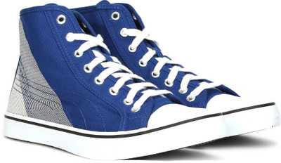 

Puma Streetballer Mid Geo DP Mid Ankle Sneakers For Men(Blue, Grey, White, Limoges-puma white-puma black