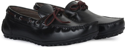 

WROGN Genuine Leather Loafers For Men(Black