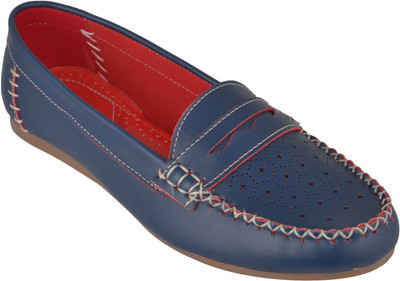 

Exotique EL0052BL Loafers For Women(Blue