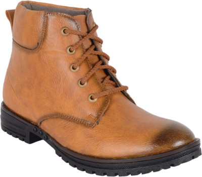 

Voochie Smart Look Boots For Men(Tan