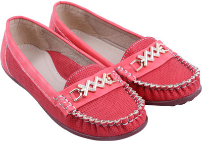 

Adorn New Look Loafers For Women(Red, Apple red