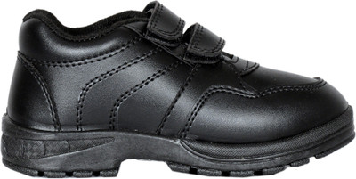 

Pollo Boys Velcro Formal Boots(Black