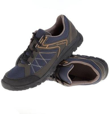 

Quechua by Decathlon Arpenaz Hiking & Trekking Shoes For Men(Navy, Olive