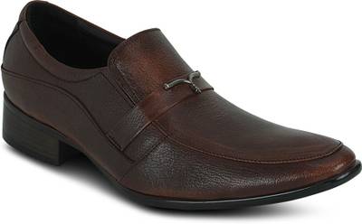 Kielz Kielz Tan Formal Slip-Ons Shoes Corporate Casuals