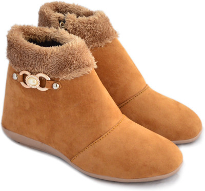 

Myra Party Wear Boots For Women(Brown)