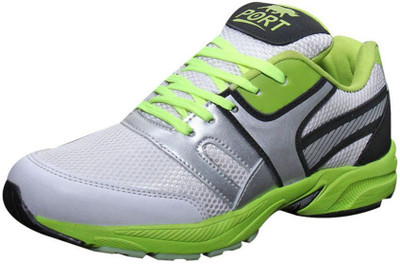 

Port Aiden Running Shoes For Men(Green, Silver