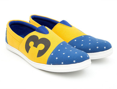

Drex Canvas Shoes For Men(Yellow, Blue), Yellow sky