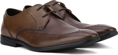 

Clarks Lace Up Shoes For Men(Tan, Tan leather