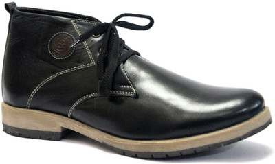 

Guava Desert ankle - Black Boots For Men(Black