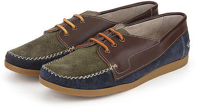 

Arden Quoddy Derby Casual Shoes For Men(Brown, Tan+navy+green