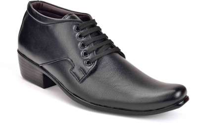 

Levanse Executive Ankle height Lace Up For Men(Black, Matte black