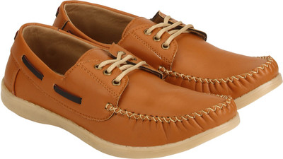 

Quarks Boat Shoes For Men(Tan