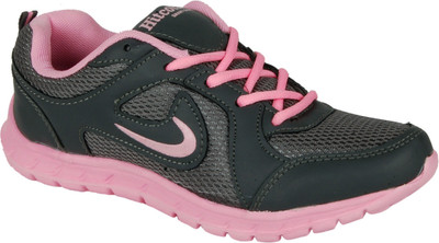 Buy Hitcolus Dark Grey Running Shoes For Women Grey Pink on