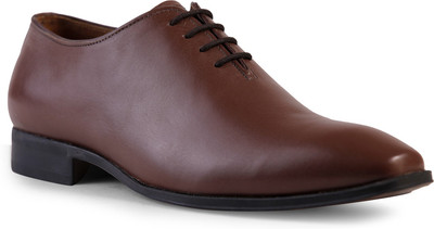 

Shumael Tan Single Piece Leather Lace Up For Men(Tan)