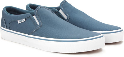 

Vans Men Loafers For Men(Blue, (contrast stitch) blue/white
