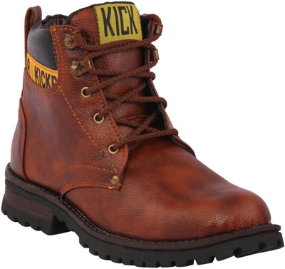 

Knight Ace Warrior Men Boots For Men(Tan)
