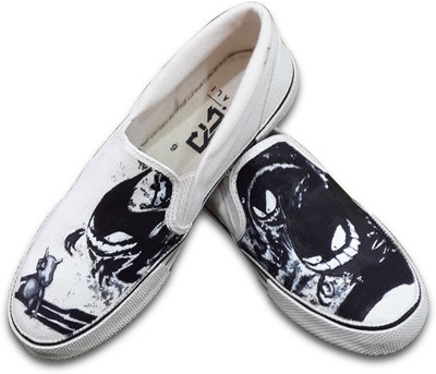 

F-Gali The Pokemon Slip-on Shoes Canvas Shoes For Men(Multicolor