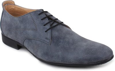 Metrogue Lace Up Shoes For Men(Blue