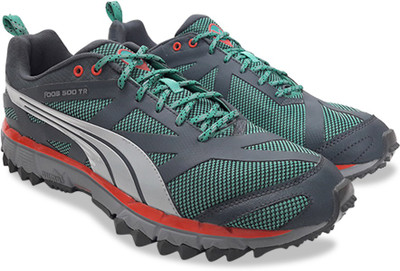 Puma Faas 500 TR Running Shoes For Men(Grey, Pool green-turbulence-silver m