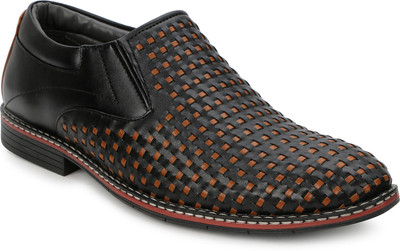 

Escaro Men's Corporate Casuals For Men(Black, Tan