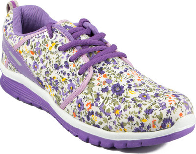 

Asian Running Shoes For Women(White, Purple