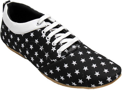 

Port Charlie Art 991 Canvas Shoes For Men(Black