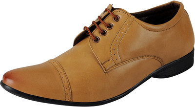 

FAUSTO Lace Up For Men(White, Cream