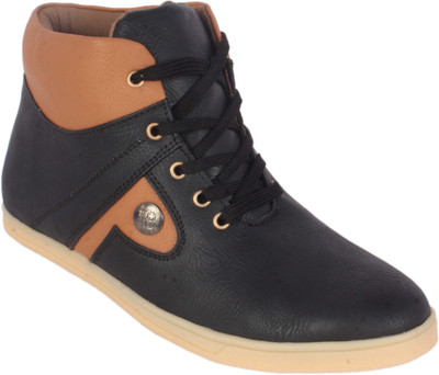 

George Adam Yp001black Shoe Boots For Men(Black)
